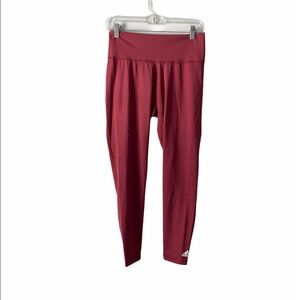NWT Adidas 7/8 high rise tight leggings rosewood